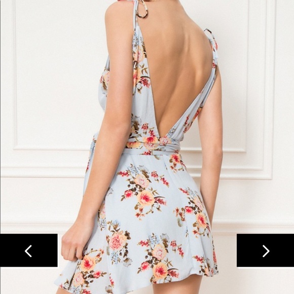 Superdown ‘Elena’ Mini Dress in Blue Multi, Size S - Picture 2 of 7